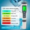 PH mètres 2/3/4/5/7 en 1 PH mètre TDS EC ORP salinité SG outil de température avec rétro-éclairage numérique moniteur de qualité de l'eau testeur pour Aquarium 231122