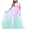 Lässige Kleider Big Swing Gaze rückenfrei ärmellos Kordelzug aushöhlen Schlitz Sexy Maxi Abendkleid 2023 Sommer Frauen Party Y2k Robe Frau