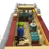 유모차 부품 액세서리 빌딩 블록 브레이킹 나쁜 RV 크라이스트 선박 영화 RV 기차 트럭 모델 레고 MOC 17836 장난감 어린이 S 선물 230422와 호환됩니다.