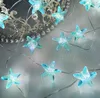 Decorazioni natalizie 2m 20LED Conchiglie Stelle marine Luci a corda Oceano Festa a tema Fata Luce Sirena Compleanno Ragazza Baby Shower favore 231123