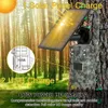 Jaktkameror Solar Trail Camera 14MP 4G SIM -kort IP66 Vattentät 20M PIR Motion Detection Wildlife IR Night Vision Device 231123