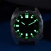 Diver 6105 Wave 3D Drukowanie Pełna świetlista Kanagawa Dial NH35 Automatyczni mechaniczni mężczyźni obserwuj Sapphire Data