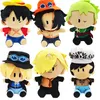 Partihandel Nya produkter One Piece Plush Toys Luffy Joe Basolon Söta actionfigurer Barnspel Playmate Holiday Gifts