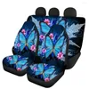 Car Seat Covers INSTANTARTS American Flag Pattern Easy To Install Universal Front/Back Soft Interior