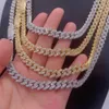 Hurtownia 8 mm 1Row Ogólny róg S925 lodowe mrożone moissanite Diamond Men Cuban Link Chain VVS Diamond