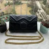 أعلى Qualitys المرأة سلسلة الكتف Crossbody Marmonts حقائب سيدة محفظة رسول حقيبة مصمم حقائب اليد محافظ على ظهره حقيبة يد Crossbody