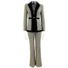 2023 Autumn Women Suit Dostosowywanie hurtowych strojów biznesowych Kobiet Business Spodnie Szerokie nogi garnitury mody mody Dwuczęściowy zestaw
