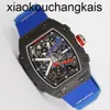 Miers horloge RichasMilers Bbr Factory Tourbillon Koolstofvezel Millers Swiss Waterproof Top Clone RM67-02 Horloge NTPT koolstofvezel horloge Luxe horloge RM67-02