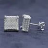 Pass Diamond Selector Jewelry dla kobiet lub mężczyzn Moissanite Diamond 10K Gold Earring10k Kolczyki dla kobiet