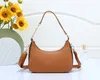 Designer Armpit bag PU leather M Letter half moon shoulder bags vintage hobo smooth handbags armpit tote women Chain purse luxury clutch 5A quality