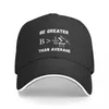 Ballkappen größer als der Durchschnitt. Mathe-Motivation. Science Is Optimistic Baseball Cap Hat Man Luxury Custom Woman Men's