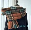 Warm soft scarf Women's autumn and winter classic size blanket scarf Korean version of wool women's bufandas