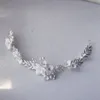 Bruids haarkam wijnstok bruiloft hoofdband tiara vrouwen accessoires sieraden zilveren kleur handgemaakt