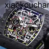 Miers Watch Richasmilers BBR Factory Tourbillon Fibre Fibre Millers Swiss Waterproof Top Clone 11-03 NTPT Watch 44,50 mm zegarek mechaniczny