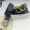 26% OFF Belt Designer New Fashion simple V versatile men and women cowhide youth leisure letters smooth buckle pants belt straight