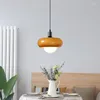 Pendant Lamps Nordic Ins Style Bedroom Bedside Glass Chandelier Bauhaus Space Age Egg Tart Home Entry Porch Decorative Lighting LED Light