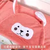 Towels Robes Baby Robe Cartoon Rabbit Hoodies Kids Sleepwear Bath Towels Boys Girls Soft Bathrobe Pajamas Children's Clothing - 70x140cmL231123