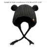 Berets 50JB Lovely Cartoon Ear Flap Hat For Women Girl Soft Beanie Hooded Skull Outdoor Activity Cap Windproof Pullover