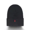 Beanie Bonnet Designer Cap Ciclismo Outono Inverno Temporada Polo Brimless Homens e Mulheres Universal Travel Knit Hat