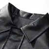 Vestes pour hommes printemps et automne manteau couleur unie imperméable chaud respirant veste en cuir Punk Arcade