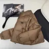 Giacche da uomo Piumino corto Designer Parka Cappotto invernale in cotone caldo Moda Triangolo invertito Capispalla da donna Parker Alta qualità