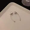 Hoop Earrings Ear Hole Free Earbone Clip For Women's Ins Style Versatile Temperament Love Long Earstuds Wholesale