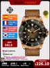 손목 시계 2023 새로운 IPES IX DAO BRONZE VINTAGE MEN 자동 기계식 시계 PT5000 고급 사파이어 수성 저항성 C3 CLOCK RELOJ HOMBREQ231123