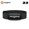 Ordinateurs de vélo Magene H303 Capteur de fréquence cardiaque Bluetooth Ant Mise à niveau H64 HR Moniteur avec sangle de poitrine Double mode Computer Sports Band Belt 231122