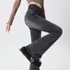Dżinsy damskie zimowe kobiety bawełniane dżinsowe spodnie dżinsowe spodła elastyczna siła vintage streetwear high talia szczupłe spodni harajuku