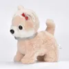 Robot Dog Sound Control Interactive Dog Giocattoli elettronici Cucciolo di peluche Pet Walk Bark Guinzaglio Teddy Toys Per bambini Regali di compleanno LJ22456