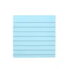 Sheets Solid Color Memo Pad Stickers Self-adhesive Sticky Message Notice Notepad School Office Stationery Supplies