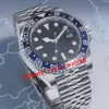 Super Factory Mens Watch Red Blue BP Ceramic Bezel Automatic Movement Men Steel Jubilee Bracelet Pepsi BPF 40MM 126710 Luminous Dive Watches Gift Box