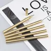 Straight Brass Pens Handmade Retro Signature Pure Copper Metal Office Supplies Stationery