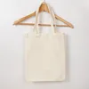 Shopping Bags Casual Canvas Bag Large Capacity Shoulder Shopper Fashion EcoTote Cotton Cloth Reusable DIY Linen Handbags For Women Man