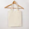 Einkaufstaschen Casual Canvas Tasche Große Kapazität Schulter Shopper Mode EcoTote Baumwolle Tuch Wiederverwendbare DIY Leinen Handtaschen Für Frauen Mann