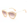 Lunettes de soleil Arrivée Clignotant Brillant Vintage Party Hommes ou Femmes Marque Desginer Bling Luxe Rétro Lunettes