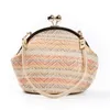 Evening Bags Summer Fashion Colourful Straw Handbags Clutch Shoulder Bag Women Wallet