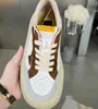 Sapatos de marca casual novo lançamento sapatos de luxo itália designer feminino tênis lantejoulas clássico branco do-velho homem sujo sapato espaço estrela