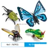 Blockerar djurmodell bee fjäril cricket gräshoppa set byggnad diy barn pussel montera leksaker för barngåvor r230905 dropp deli dhkkn