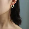 Dangle Earrings Brass Natural Freshwater Pearl Beads Women Jewelry Punk Designer Runway Rare Simply Gown Boho Japan Korean