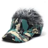 Visiere So Cool Camouflage Berretto da baseball con ala 2023 Summer Sunhat Uomo Donna Unisex-Adolescenti Cotton Snapback Caps Fashion Hip Hop Hat