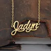 Chains Cursive Initial Letters Name Necklace For Natasha Birthday Party Christmas Year Graduation Wedding Valentine Day Gift