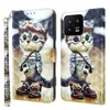 Case di portafoglio in pelle fiore 3d per xiaomi 13t pro 13 pro mi13 lite redmi nota 12 4g dreamcatcher cartone animato animale animale sakura farfly grazioso gatto card slot cover may