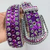 28% de descuento en cinturón para hombres y mujeres con cintura brillante Purple Enchantment New Designer