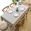 Table Runner Threedimensional Jacquard Checkered Tablecloth Cotton Linen Tassels DustProof Cover For Dinning Party Wedding Decor 231202