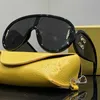 Designer solglasögon vågmask solglasögon 40108 stora ram kvinnor herr glas acetat fiber höft lyx klassiker solglasögon skyddande glasögon