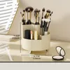 Storage Boxes Cosmetic Box 360° Rotating Makeup Brush Holder Organizers Portable Lipstick Eyeshadow Skincare