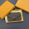 Projektant portfel breloyin unisex kluczowe pierścień mini portfele brelki meda