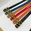 20% OFF Belt Designer New Women's cowhide V letter smooth buckle fashion simple youth pants belt women