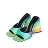 Slippers Drop High Heel Sandals Women's Slides Open Toe Thick-Soled Ladies Party Mules Shoes Women Heels Sexy